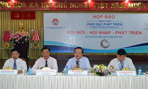 Thành phố Hồ Chí Minh Ngày hội giáo dục phát triển có chủ đề “Đổi mới - Hội nhập - Phát triển”